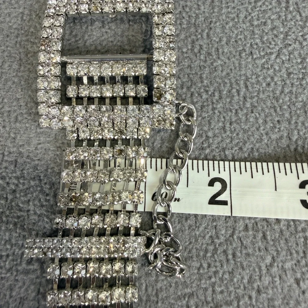 Brandy Melville Belt Lot of 3 – Clear, Studded & Rhinestone Statement Belts